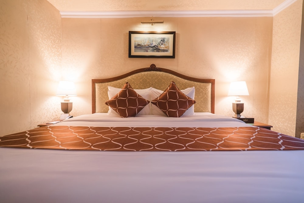 숙박 시설에서 보는 시내 전망