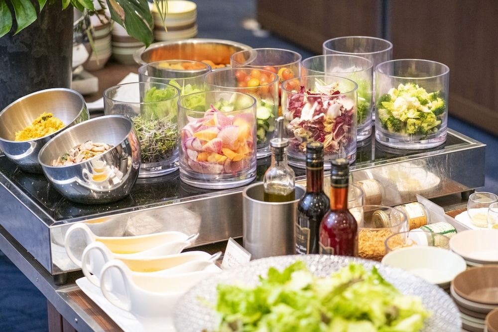 뷔페 아침 식사