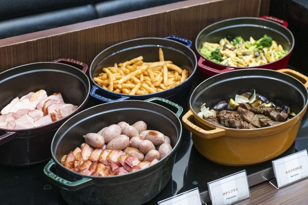 뷔페 아침 식사