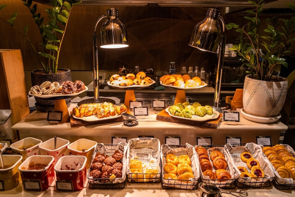 뷔페 아침 식사