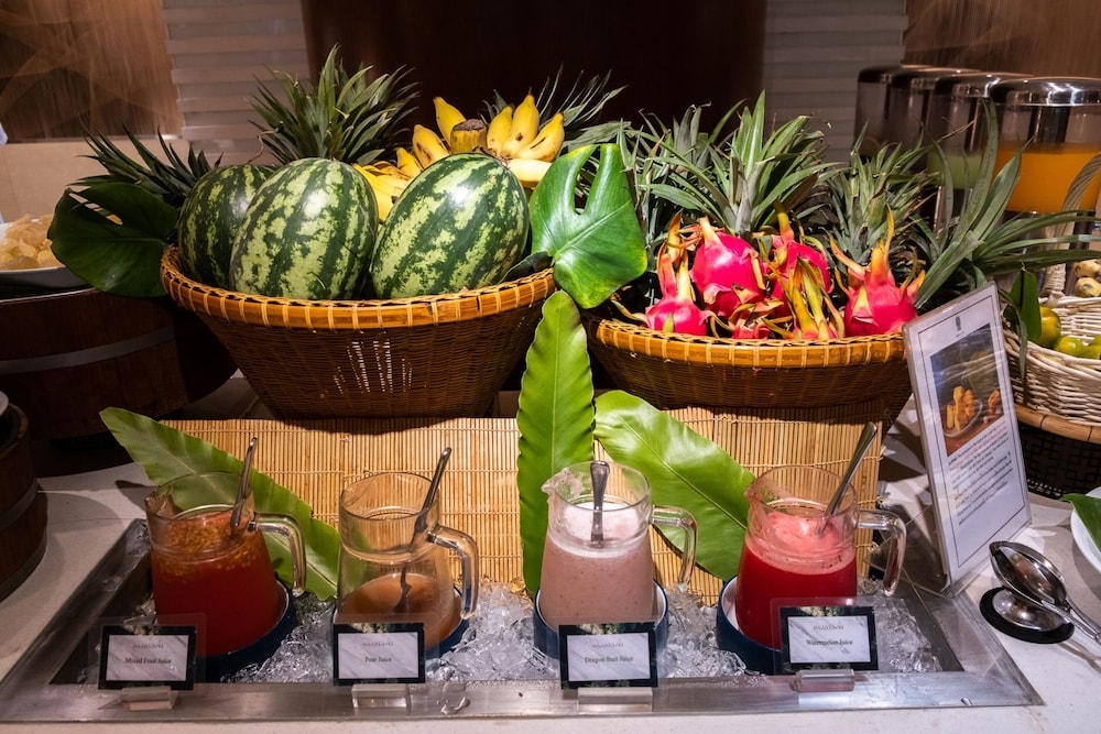 뷔페 아침 식사