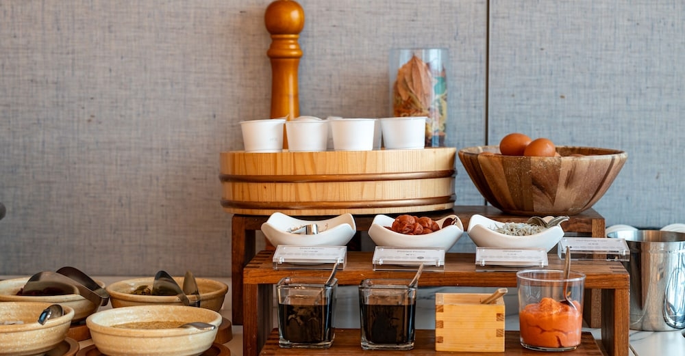 뷔페 아침 식사