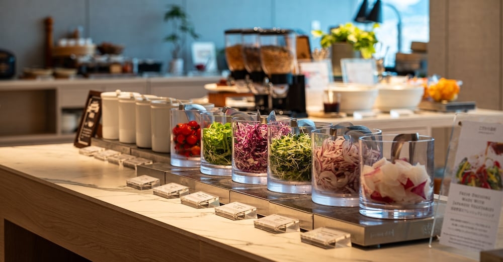 뷔페 아침 식사