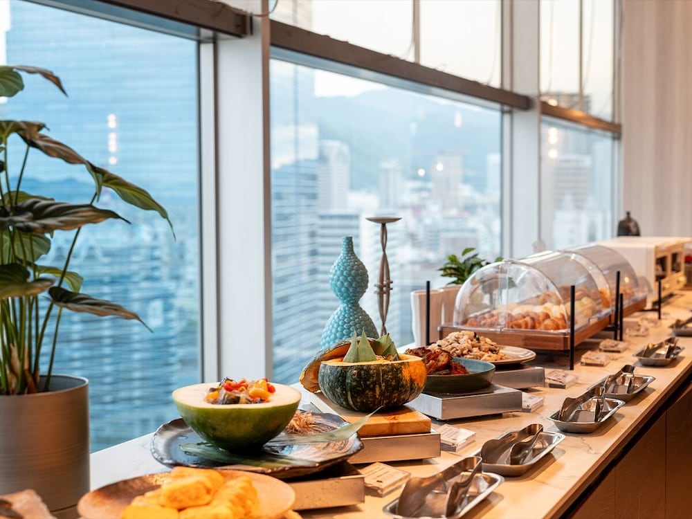 뷔페 아침 식사