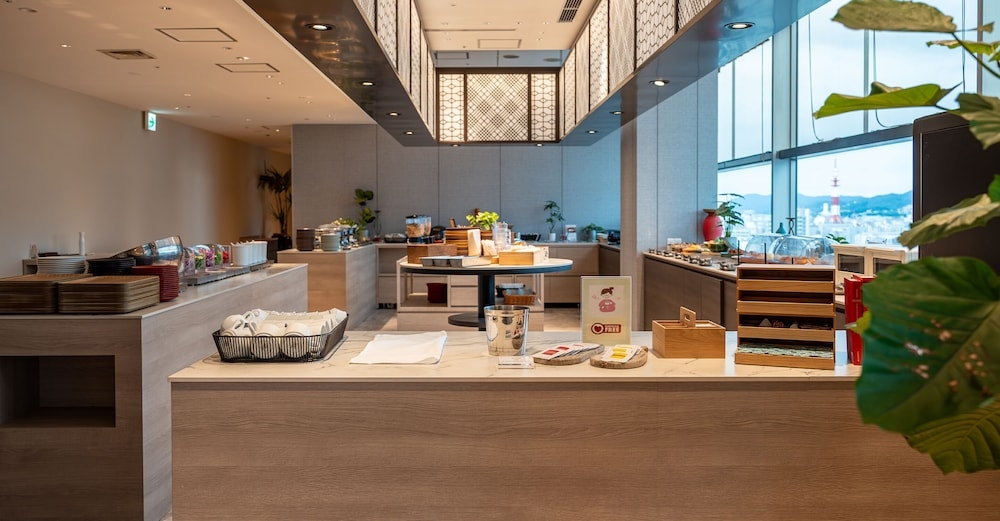 뷔페 아침 식사