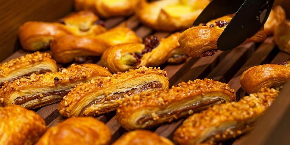 뷔페 아침 식사