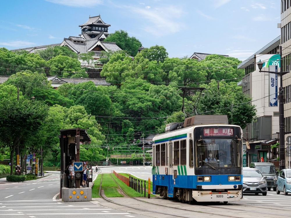 숙박 시설에서 보는 시내 전망
