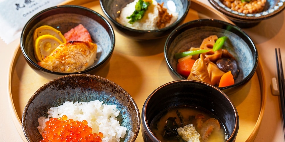 뷔페 아침 식사