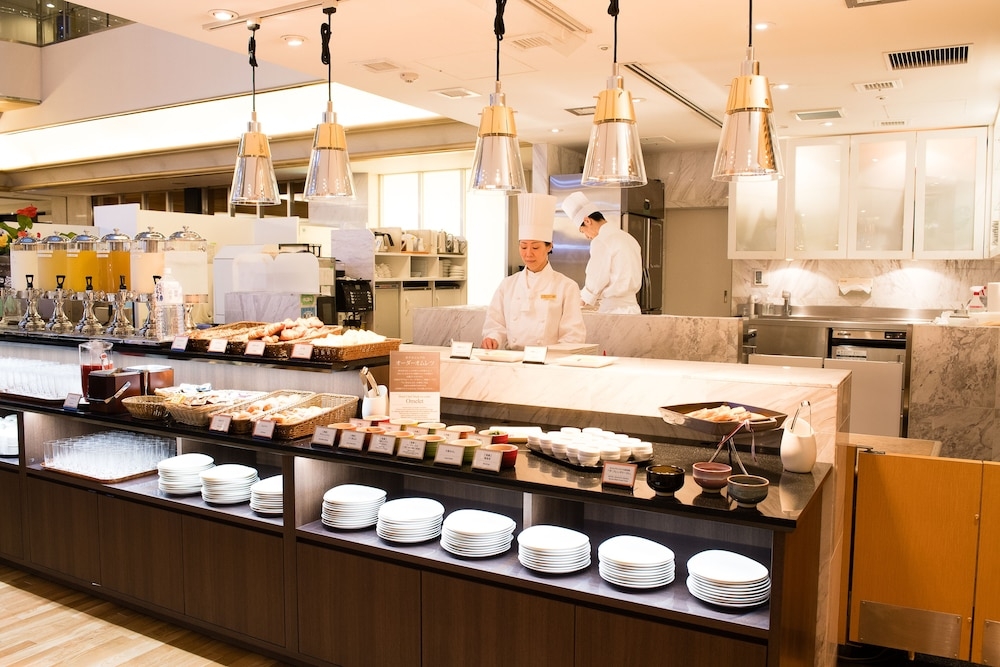 뷔페 아침 식사