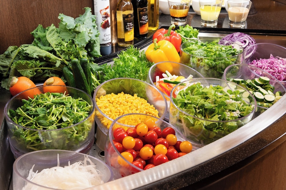 뷔페 아침 식사