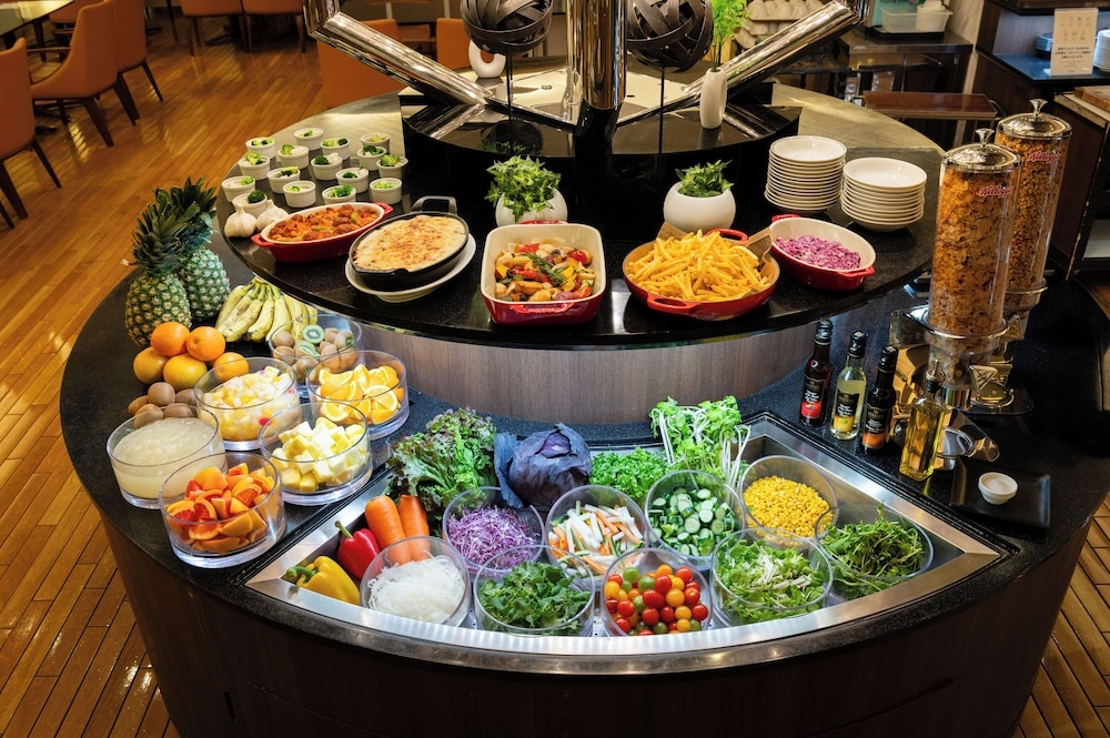 뷔페 아침 식사