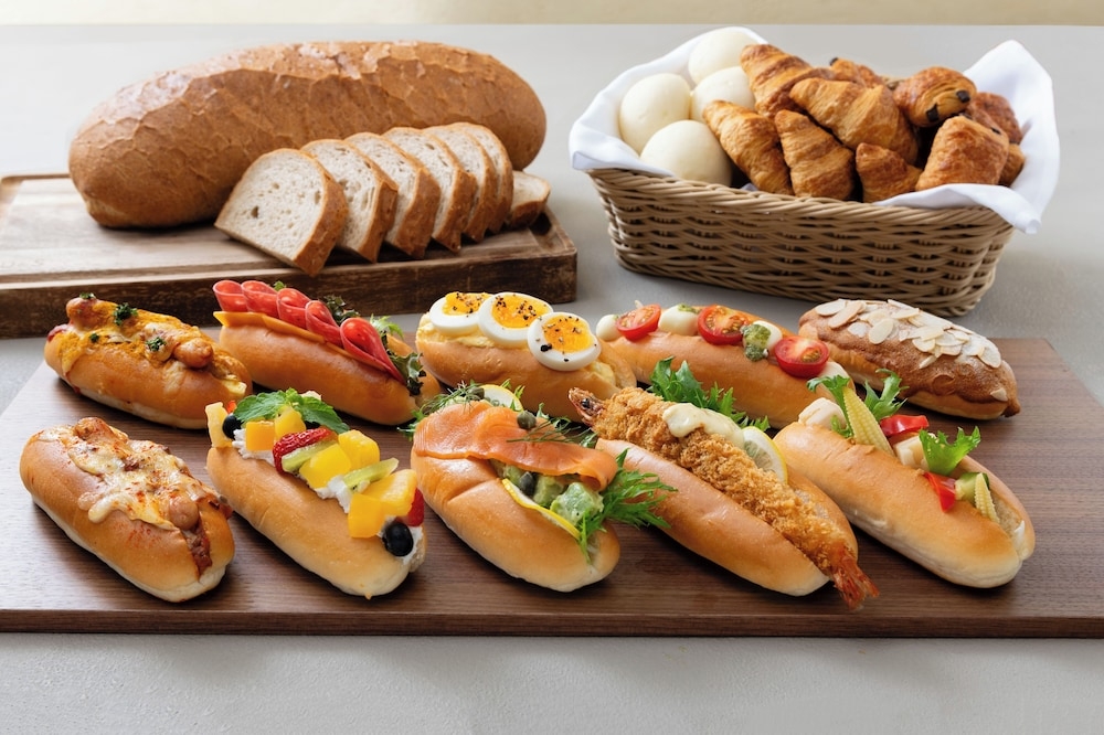 뷔페 아침 식사