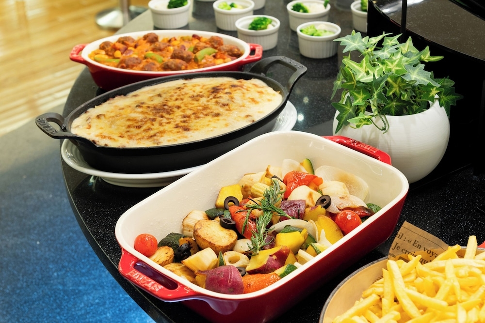 뷔페 아침 식사