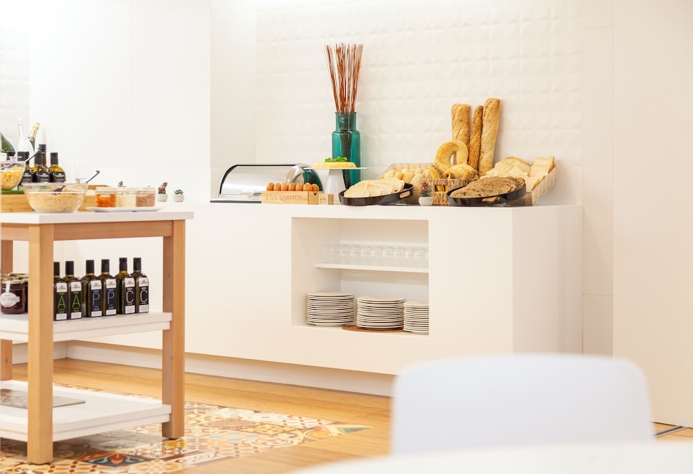 뷔페 아침 식사