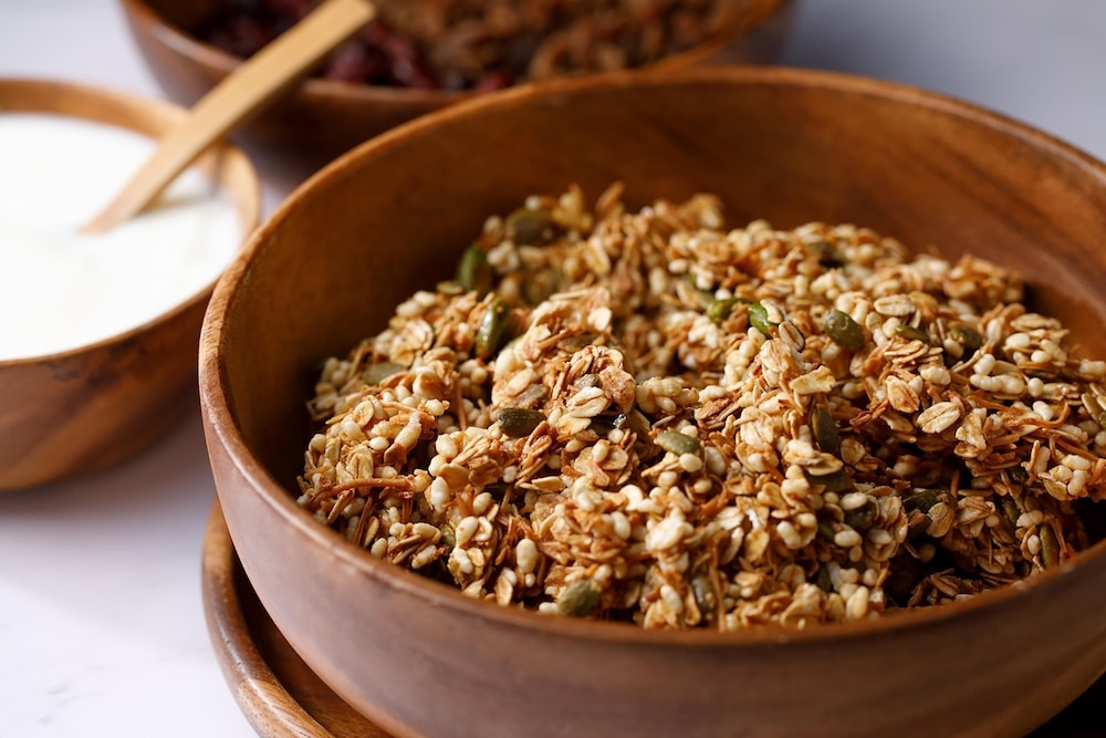 뷔페 아침 식사