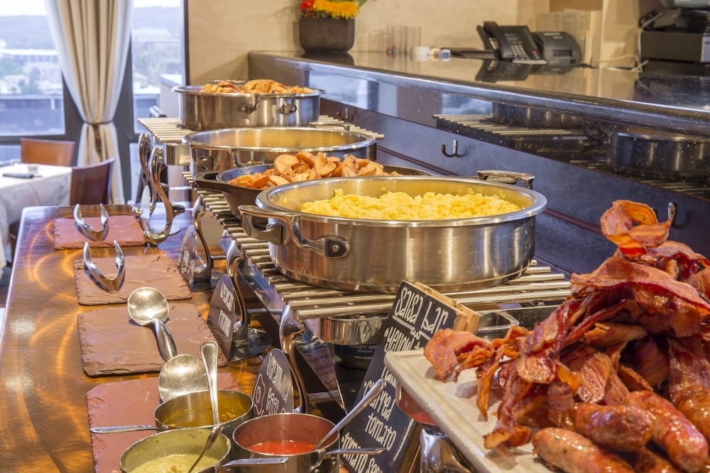 뷔페 아침 식사
