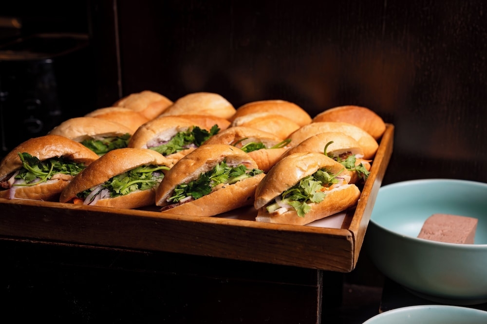 뷔페 아침 식사