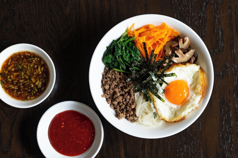 뷔페 아침 식사