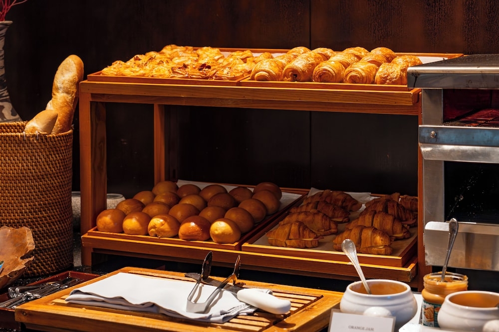 뷔페 아침 식사