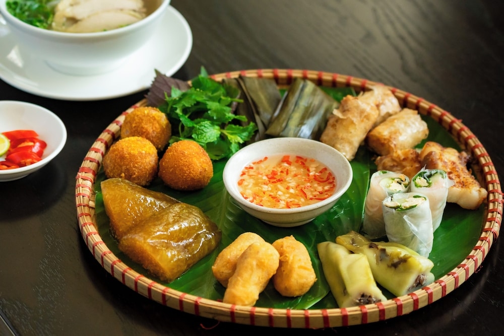 뷔페 아침 식사