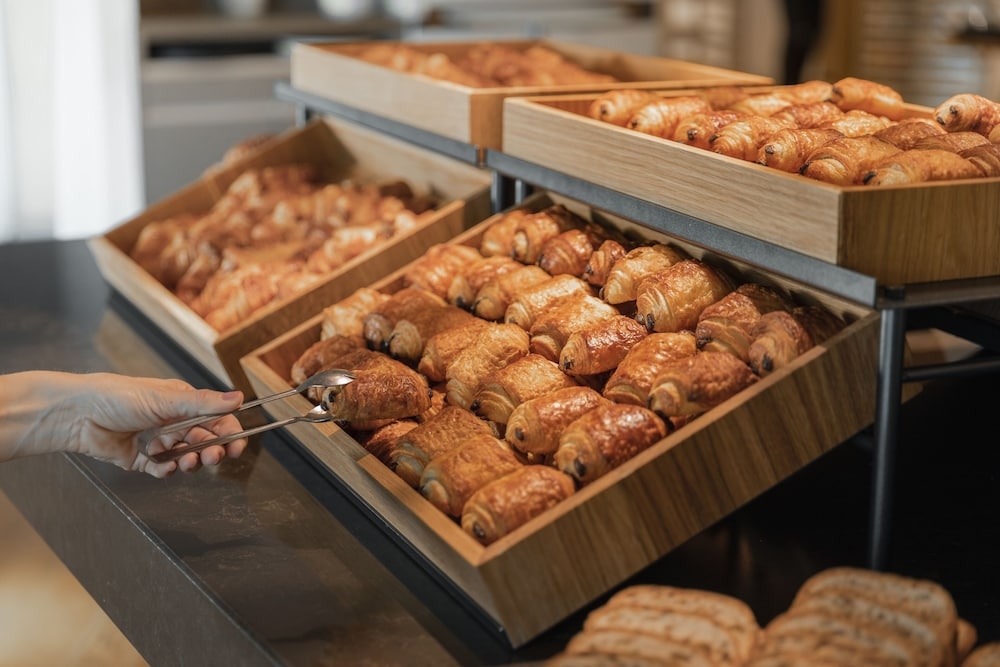 뷔페 아침 식사
