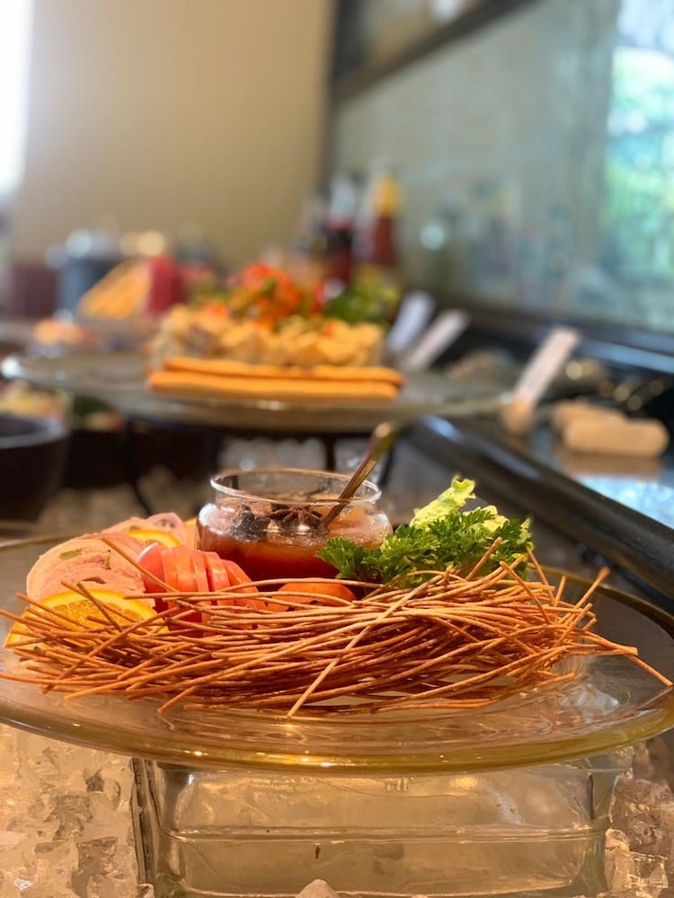 뷔페 아침 식사