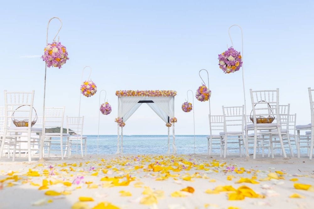 야외 결혼식 공간