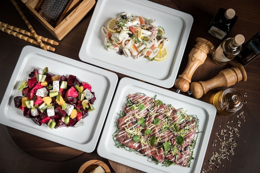 뷔페 아침 식사