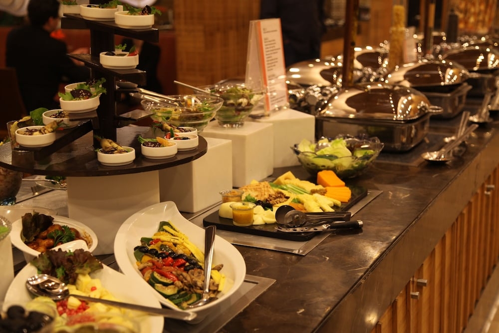 뷔페 아침 식사