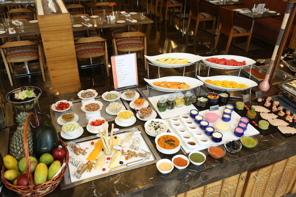 뷔페 아침 식사