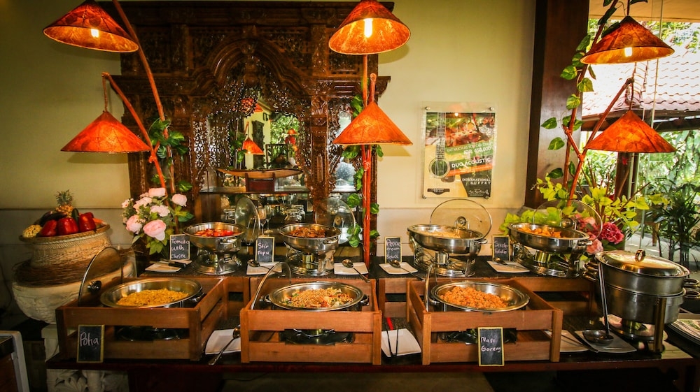 뷔페 아침 식사