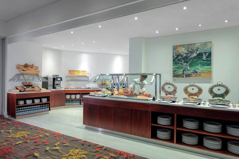 뷔페 아침 식사