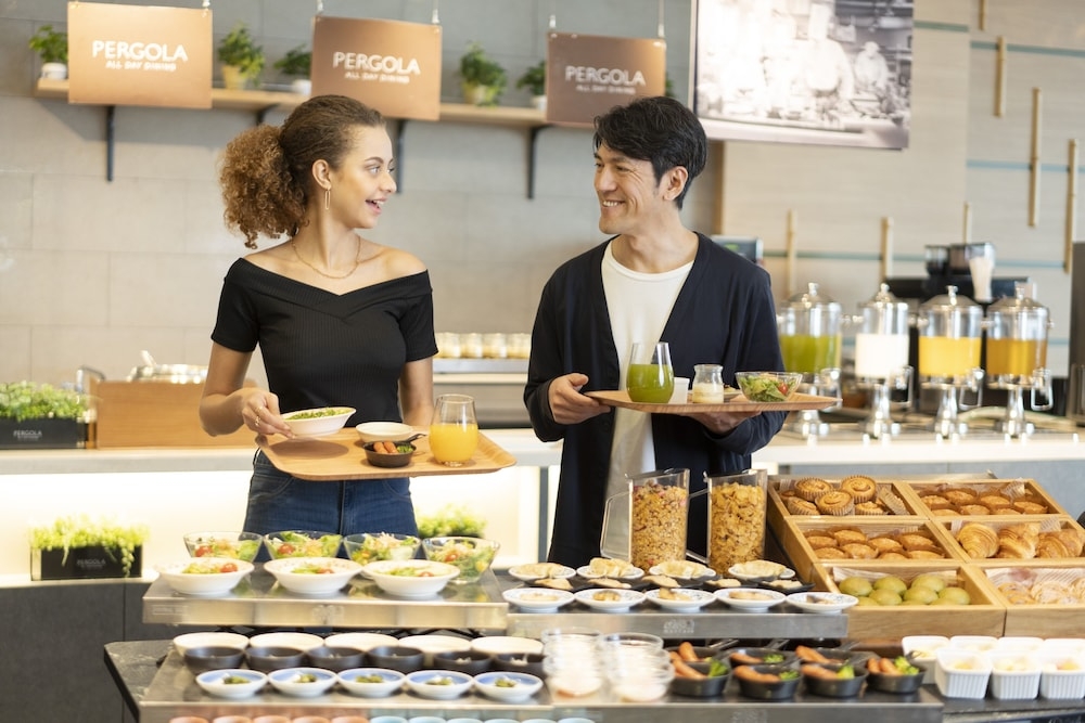 뷔페 아침 식사