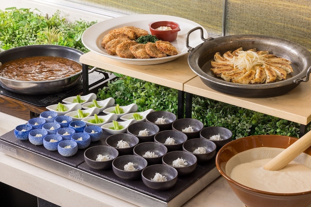 뷔페 아침 식사