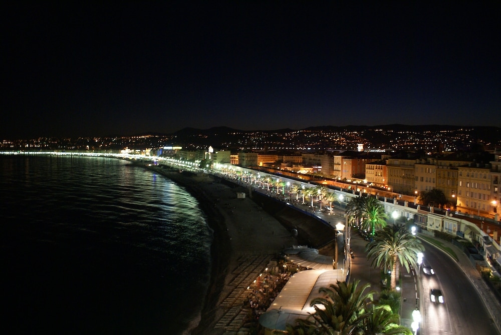 숙박 시설에서 보는 시내 전망