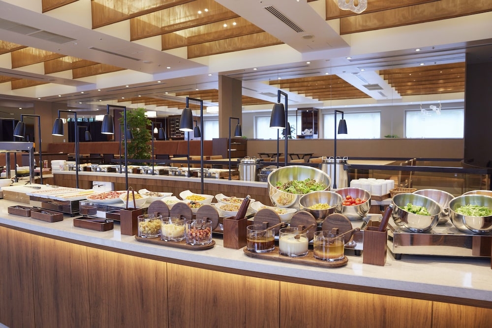 뷔페 아침 식사