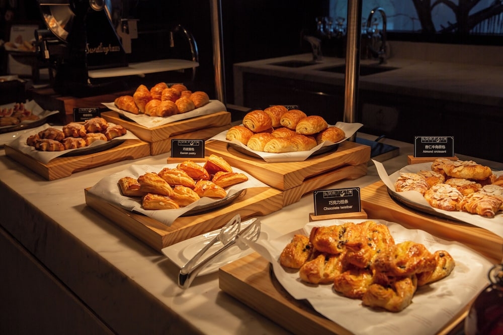 뷔페 아침 식사