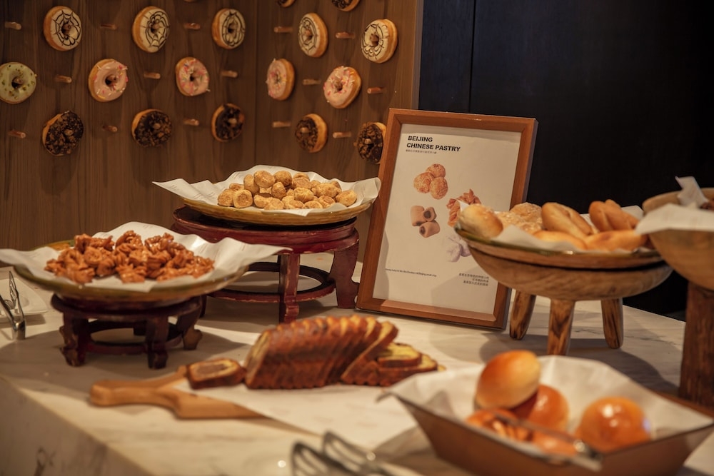 뷔페 아침 식사