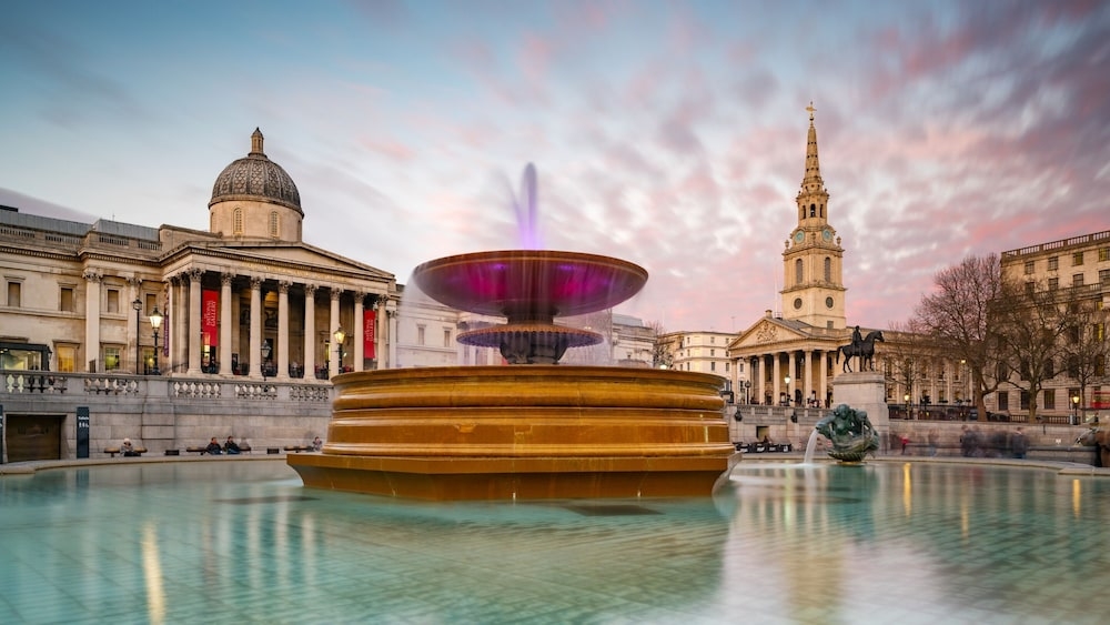 숙박 시설에서 보는 시내 전망