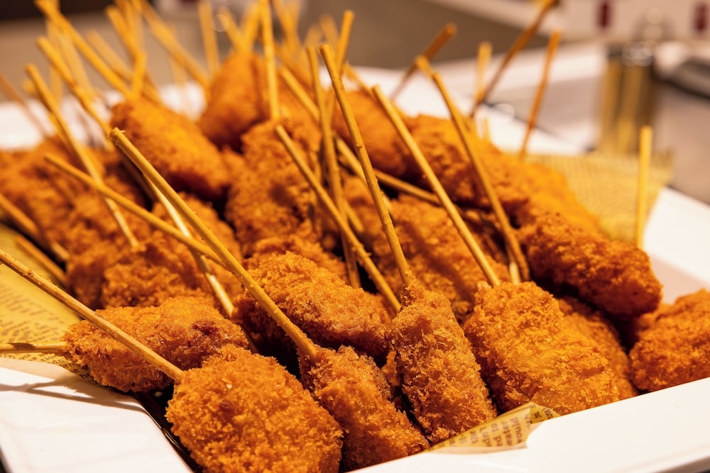 뷔페 아침 식사