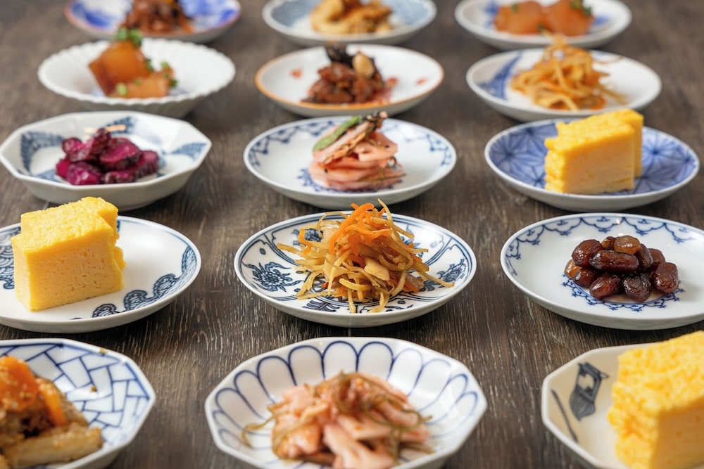 뷔페 아침 식사