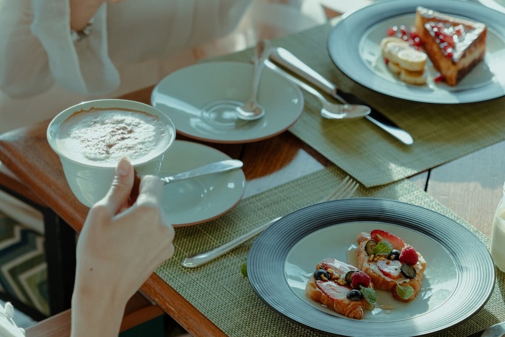 뷔페 아침 식사