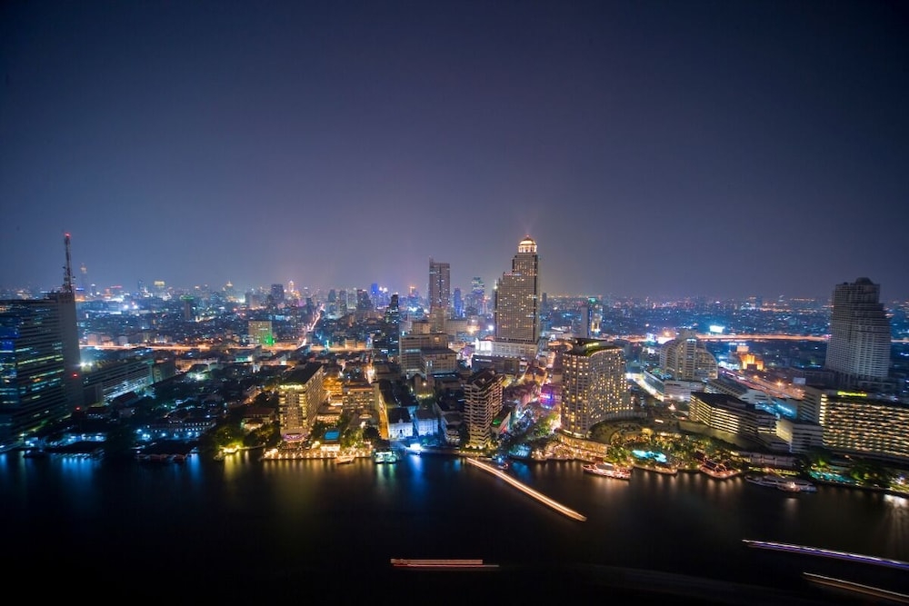 숙박 시설에서 보는 시내 전망