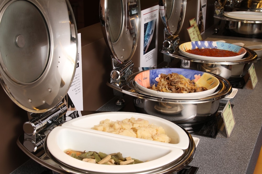 뷔페 아침 식사