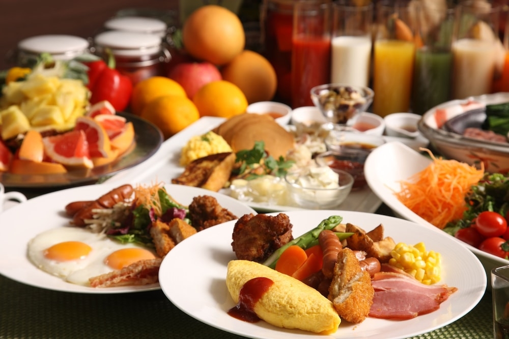 뷔페 아침 식사