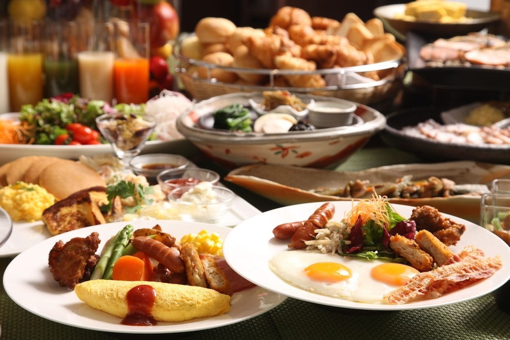 뷔페 아침 식사