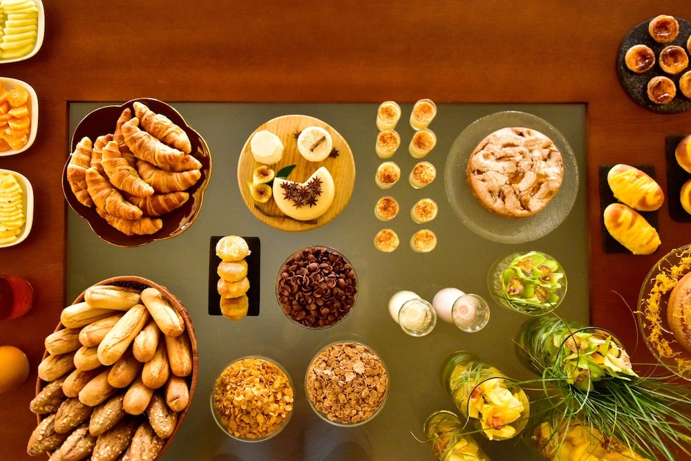 뷔페 아침 식사