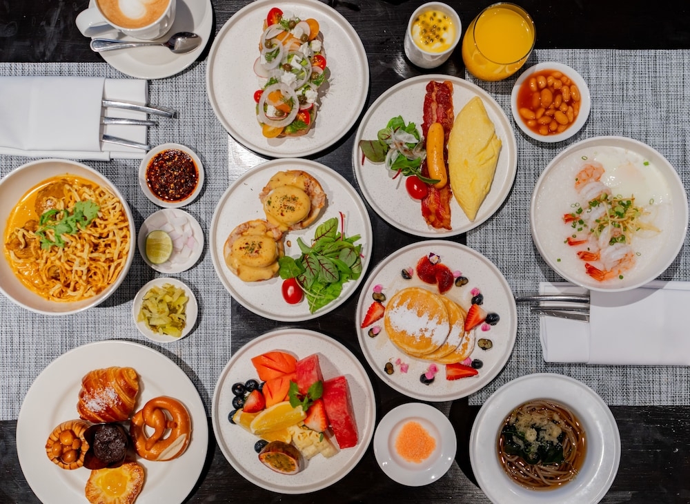 뷔페 아침 식사