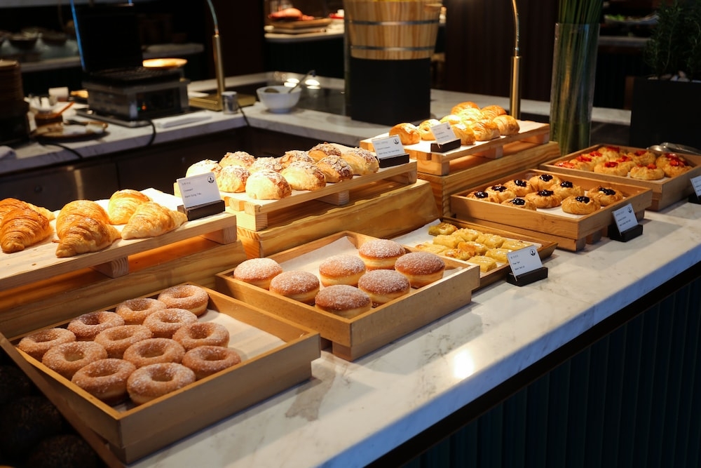 뷔페 아침 식사