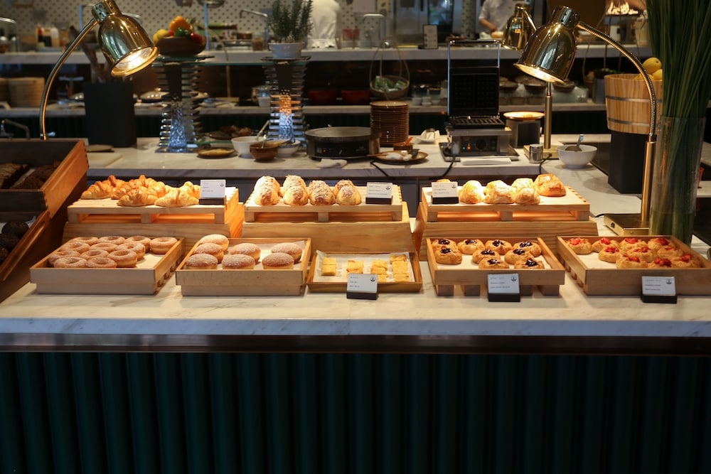 뷔페 아침 식사